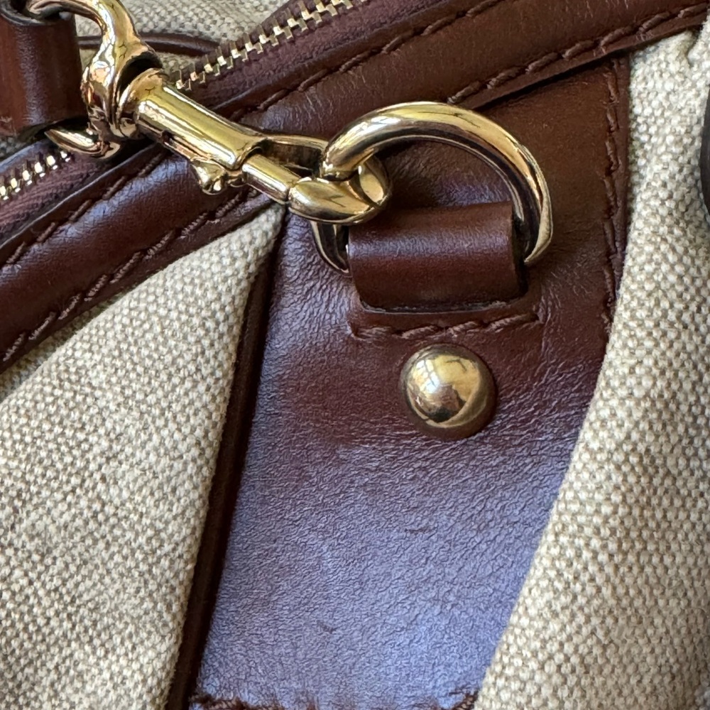 EUC Gucci GG Canvas Sukey Boston Bag (Beige) - Picture 5 of 16